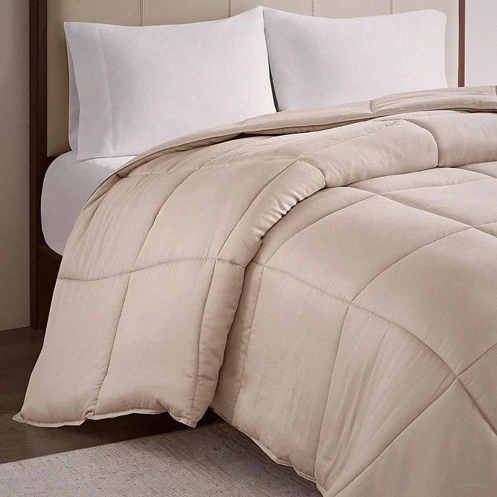 Cotton Comforter, 300 Thread Count Cotton Comforter, Box Quilting, Soft, Breatha