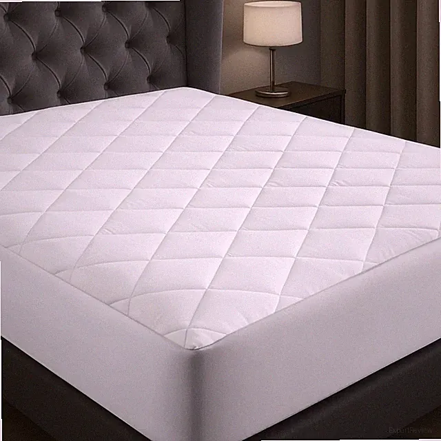 Niagara Cotton Mattress Pad Queen 60X80 - Non Noisy Cooling Breathable Ultra Pl