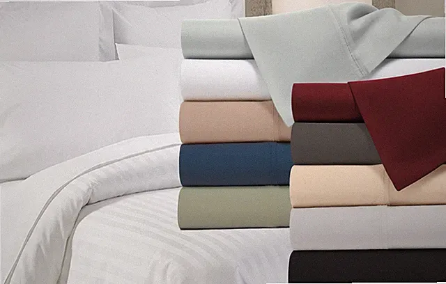 Park Avenue 300 Thread Count 100% Cotton Percale Sheets Set - 10 Colors