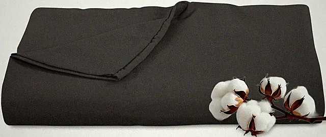 Royale Linens 300 Thread Count 100% Long Staple Combed Cotton Full, Black