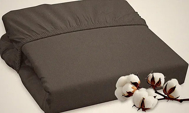 ROYALE LINENS 300 Thread Count 100% Long Staple Combed Cotton Queen, Grey